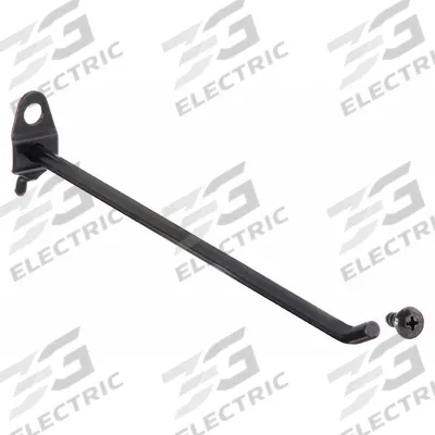 APPROVED VENDOR Single Rod Pegboard Hook: 1/4 in Peg Hole, For 1 in Pegboard Hole Spacing - Hooks for Round-Hole Pegboard