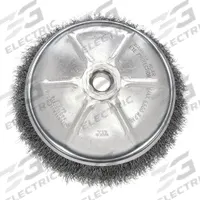WEILER Cup Brush: Crimped Steel, 4 in Dia, 0.014 in Fill Dia, 5/8"-11 Arbor (MPN 93399). Key specifications — Brand: WEILER; Bristle Type: Crimped Wire; Connection Size & Type: 5/8"-11 Arbor Hole.