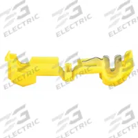 POWER FIRST Insulation Displacement Connector: 2 Ports, Yellow, 12 AWG – 12 AWG Run Size Range (MPN 22EW67). Key specifications — Brand: POWER FIRST; Moisture Resistant: No.