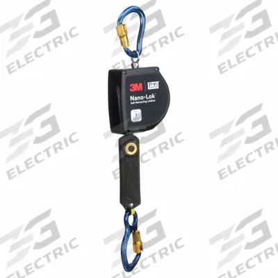 DBI-SALA Self Retracting Lifeline: Aluminum Carabiner Anchor, Harness Aluminum Carabiner - Mounted SRLs