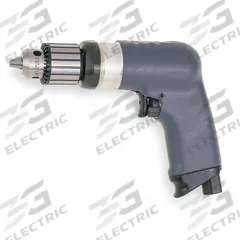 INGERSOLL RAND Air-Powered Drill: 3/8 in Chuck, Medium Duty, 2,000 RPM, 0.4 hp, Keyed, Reversible (MPN 5RALST6). Key specifications — attr1320790: INGERSOLL RAND.