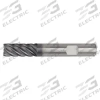 WIDIA HANITA Square End Mill: Carbide, AlTiN Coated, 6 Flute, 12 mm Mill Dia, 16 mm LOC, 73 mm OAL (MPN D50712005W)