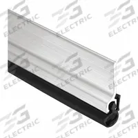 PEMKO Door Weatherstripping: Bulb Insert, 4 ft Lg, 1 1/8 in Wd, 1/4 in Ht (MPN 303 AS 1" X 48+2"). Key specifications — Insert Material: Silicone; Flange Material: Aluminum; Brand: PEMKO.