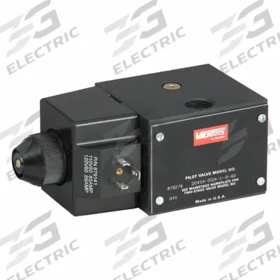 VICKERS Hydraulic Directional Valve: 20 gpm Max Flow Rate, D05 NFPA Size, Two Positions - Solenoid-Operated Directional Control Valves