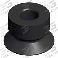SMC Pad Unit: Flat, w/o Adapter, 10 mm Pad Dia, Silicone, Black, 40, 7 mm Pad Ht, ZP3 (MPN ZP3-10UMS). Key specifications — attr1019101: ZP3-10UMS; attr1019103: SMC; attr1019107: 40.