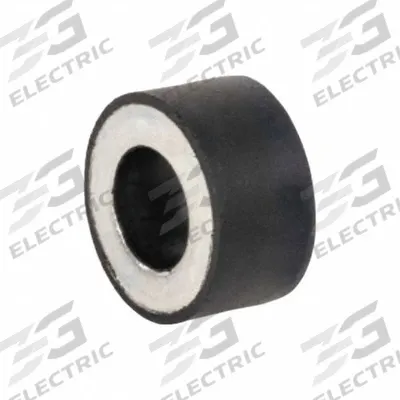 JW WINCO Reinforced Through-Hole Rubber Bumper: Cylindrical, Natural Rubber - Plain Bore Vibration-Isolating Mounts