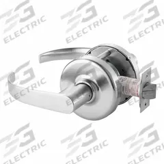 CORBIN Door Lockset: Passage Lever Locksets, Chrome, ADA Compliant (MPN CLX3310 PZD 626). Key specifications — Ligature Resistance: Not Ligature-Resistant; Brand: CORBIN; Lockset Function ANSI Code: F75; Visual Indicator Message: No Message; Lockset Style: Princeton Lever; ADA Compliant: Yes; Finish: Satin Chromium-Plated.