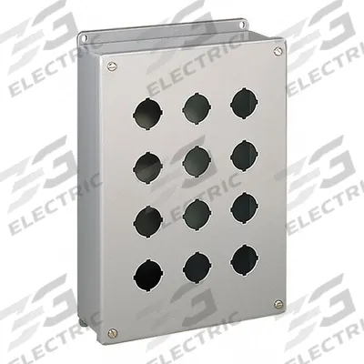 HOFFMAN Push Button Enclosure: 22mm, 1 Holes, 304 Stainless Steel - Enclosures for 22mm Operators