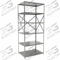 HALLOWELL Metal Shelving: Standalone, Medium-Duty, 36 in x 24 in, 84 in Overall Ht, 6 Shelves (MPN F4511-24HG). Key specifications — Frame Material: Steel; Shelving Material: Steel; Assembled: Unassembled; Color: Gray; Brand: HALLOWELL.