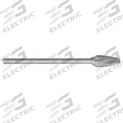 APPROVED VENDOR Carbide Bur: Ball-Nosed Tree, SF-3L6, Single Cut, 3/8" x 3/4" Head - Single-Cut Ball-Nosed Tree Burs