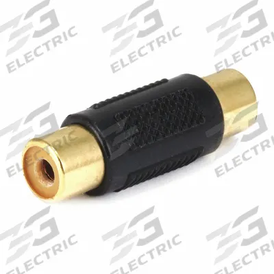 MONOPRICE Audio Adapter: (1) RCA Female x (1) RCA Female Adapter - Analog & Digital Audio Splitters & Adapters