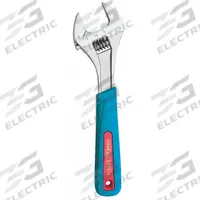 CHANNELLOCK Adjustable Wrench: Alloy Steel, Chrome, 12 in Overall Lg, 1 1/2 in Jaw Capacity (MPN 812WCB). Key specifications — attr309359: Chrome; attr324924: CHANNELLOCK; attr309358: Alloy Steel.