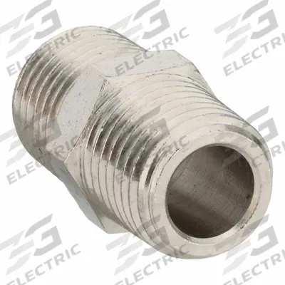 LEGRIS Metal Pipe Straight: Straight, 1/4 in x 1/4 in - Threaded Medium-Pressure Pipe Fittings