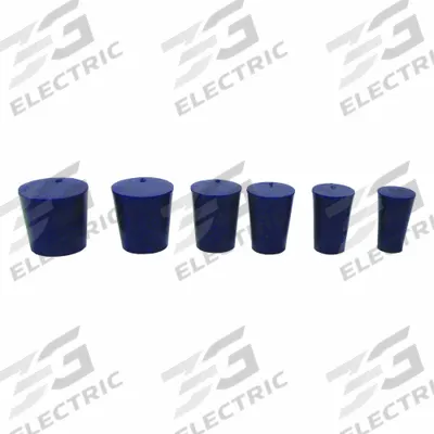 UNITED SCIENTIFIC SUPPLIES Stopper: Silicone, 7 Stopper Size, 30 mm Bottom Dia, 37 mm Top Dia, 25 mm Overall Ht - Synthetic Rubber Stoppers