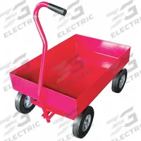 APPROVED VENDOR Wagon Truck: 1,000 lb Cap, 36 in L x 24 in W x 11 1/4 in H Deck, J-Shaped, Red (MPN 26Y483). Key specifications — Brand: APPROVED VENDOR; Color: Red.
