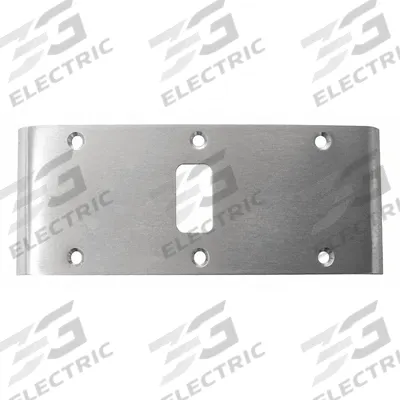 BEST Double-Lipped Strike: Zinc Alloy, 2 3/4 in Overall Ht, 6 in Overall Wd - Latch, Lock & Hardware Accessories