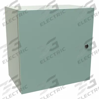 HAMMOND Electrical Enclosure: Steel, 20 in x 20 in x 12 in, NEMA 12/3R/4, Solid Cover - Steel Washdown Enclosures