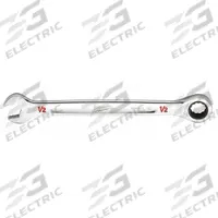 MILWAUKEE Ratcheting Combination Wrench: Chrome Vanadium Steel, Chrome, 1/2 in Head Size, Std (MPN 45-96-9216). Key specifications — attr309600: 1/2 in; attr309611: Chrome; attr309610: Chrome Vanadium Steel; attr309604: No; attr309612: No; attr309613: No; attr309615: No; attr324932: MILWAUKEE.