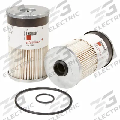FLEETGUARD Automotive Fuel Filter: 14 3/8 in Overall Lg, 4 3/16 in Outside Dia - Cartridge Fuel Filters
