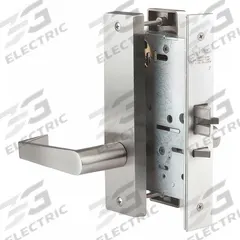 PDQ Door Lockset: Privacy Lever Locksets, Stainless Steel, ADA Compliant, LFIC (MPN MR176PJEJ630RHCLDSCC). Key specifications — Ligature Resistance: Not Ligature-Resistant; Brand: PDQ; Lockset Function ANSI Code: F22; Visual Indicator Message: No Message; Lockset Style: Philadelphia; ADA Compliant: Yes; Finish: Satin Stainless Steel : Stainless Steel.