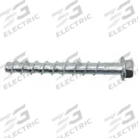 DEWALT Screw Anchor: 8 in Overall Lg, 5/8 in Dia, Steel, External Hex, Hex, Steel, 25 PK (MPN PFM1411680). Key specifications — Material Grade/Class: Grade SW; Removable: Removable; System of Measurement: Inch; Brand: DEWALT; Screw Anchor Type: Concrete Screw Anchor.