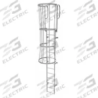 TRI-ARC Fixed Ladder with Safety Cage: 16 ft Overall Ht, 18 in Overall Wd, Steel, 13 Rungs (MPN WLFC1213). Key specifications — attr1050722: TRI-ARC; attr1050760: Unassembled; attr1083696: 1.