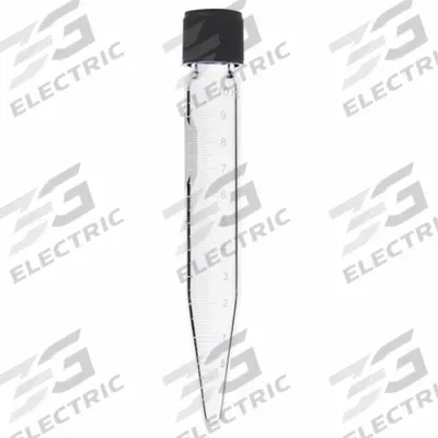 KIMBLE Centrifuge Tube: 10 mL, Centrifuge Tube, 17 mm Body Dia, 116 mm Overall Ht - Glass Centrifuge Tubes