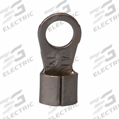 TEMPCO Compression Lug: Bare, #10 Stud Size, 22 AWG – 18 AWG Wire Range, Std Fork - Non-Insulated Fork Terminals