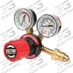 VICTOR Oxygen Single Stage Regulator: Single Stage, CGA 510 Inlet, 9/16"-18 LH Outlet, 15 psig (MPN 0781-9405). Key specifications — Brand: VICTOR; Manufacturer Part Number: 0781-9405; Diaphragm Material: Neoprene; Outlet Connection: 9/16"-18 LH; Inlet Connection: CGA 510.