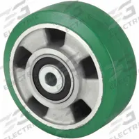 APPROVED VENDOR Caster Wheel: 5 in Wheel Dia., 2 in Wheel Wd, Rubber, 440 lb Load Rating, Aluminum (MPN 5VF29). Key specifications — Wheel Core Material: Aluminum; Wheel/Tread Color: Green; Brand: APPROVED VENDOR.