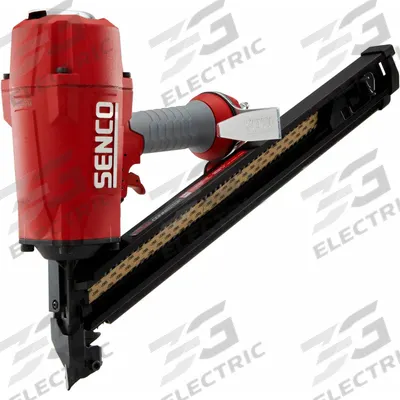 SENCO Air Nail Gun: Metal Connector, 34°, Paper, 1/4 in NPT, Sequential - Air-Powered Metal Connector Nailers