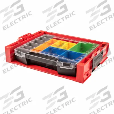 TEKTON Lidded Drawer: 17 1/2 in W 13 1/2 in D 4 in H, Plastic - Plastic Tool Organizer Boxes