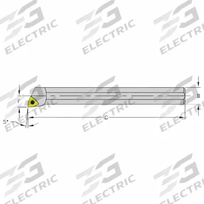 ULTRA-DEX USA Indexable Boring Bar: HM10J SWLCL2 (MPN 940-000-057) - Indexable Boring Bars