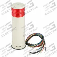 SCHNEIDER ELECTRIC Tower Light Assembly: 1 Tier, Red, Sounder Tier Included, 232 mm Overall Ht (MPN XVC6M15SK). Key specifications — Manufacturer Part Number: XVC6M15SK; Brand: SCHNEIDER ELECTRIC; Operating Voltage: 100 to 240V; Light Tier Color: Red.