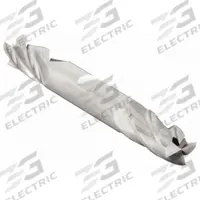 CLEVELAND Square End Mill: Carbide, Double End, 4 Flute, 9/32" Mill Dia, 11/16" LOC, 3-1/2" OAL (MPN C60281)