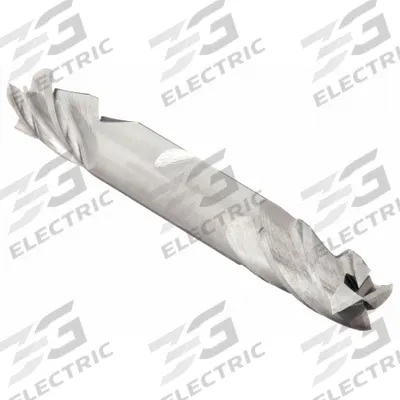 CLEVELAND Square End Mill: Carbide, Double End, 4 Flute, 9/32" Mill Dia, 11/16" LOC - Double-End Carbide Square End Mills for Aluminum