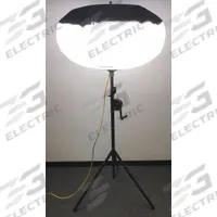 8:12 ILLUMINATION Temporary Job Site Light: LED, 110,000 lm Max Brightness, 9.8 ft Max Ht, IP65 (MPN 800-LED-10). Key specifications — Operating Voltage: 110/230V AC; Brand: 8:12 ILLUMINATION; Frame Color: Blue/White; Manufacturer Part Number: 800-LED-10.