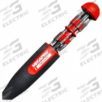 MEGAPRO Multi-Bit Precision Driver: Hex/Pentalobe/Phillips/Security Torx/Slotted/Torx Tip, 24 Tips (MPN 251PRECISION). Key specifications — attr1205339: Phillips: 000, 00, 0, 1, 2; attr1205303: MEGAPRO.