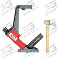 SENCO Air Nail Gun: Flooring, 0°, Glue, 1/4 in NPT, Sequential, Strip Collation, 107 Nail Capacity (MPN SHF200). Key specifications — attr1320923: SENCO; attr1320894: Sequential.