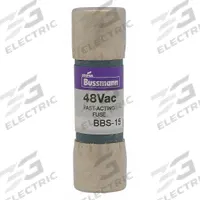 BUSSMANN Fuse: BBS Series, Midget, Fast-Acting, 1.5 A, 600 V AC, 13/32 in x 1 3/8 in, Non-Indicating (MPN BBS-1-1/2). Key specifications — attr1287209: BBS; attr211192: BUSSMANN.
