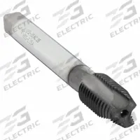 CLEVELAND Spiral Point Tap: 1/2"-13 UNC, 2B, 3 Flute, Plug Chamfer, Hardlube Coated Cobalt (MPN C96022)