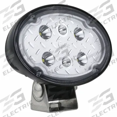 GROTE Long Range Eoval 2000: Oval, LED, Deutsch DT, 5 15/16 in Overall Dia - Vehicle Floodlights