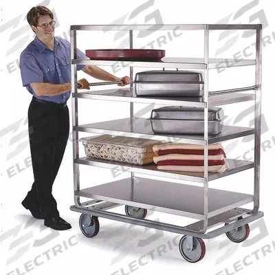LAKESIDE Banquet Cart: 1,000 lb Max Load Capacity, 6 Shelves, 30 3/4 in Overall Wd - Banquet Carts