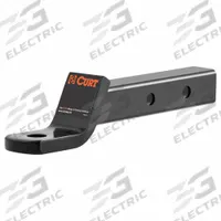 CURT Towing Ball Mount: III, 1 in Compatible Ball Shank Dia, Ball Mount Ball Mount, Carbon Steel (MPN 45220). Key specifications — Material: Carbon Steel; Ball Mount Style: Ball Mount; Vehicle Class: III; Brand: CURT; Features: Limited Lifetime Warranty (1 yr Finish, 1 yr Parts); Finish: Powder Coated; Mount w/ Hitch Ball Style: Adjustable; Resistance Properties: Rust-Resistant.