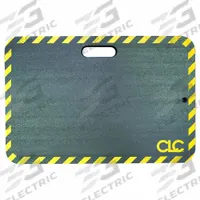 CLC Kneeling Pad: 14 in x 21 in, 1 in Thick, Cutout Handle (MPN 302). Key specifications — Material: Rubber; Brand: CLC; Color: Black; Manufacturer Part Number: 302; Handle Type: Cutout Handle.