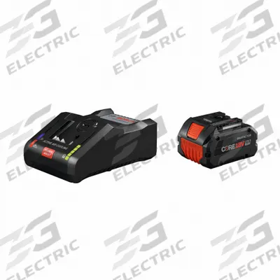 BOSCH Starter Kit: CORE18V, 8 Ah, Battery Included, Charger Included - Bosch Cordless Tool Batteries