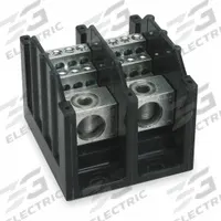 BUSSMANN Power Distribution Block: Open, Lug, Lug, 6 AWG – 350 kcmil For Line Side Wire Sizes (MPN 16370-2). Key specifications — attr1361688: Surface; attr1308686: BUSSMANN; attr1361672: Aluminum.