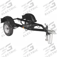 MILLER ELECTRIC Two Wheel Trailer: For Use With Big Blue/Bobcat/Trailblazer, Highway (MPN 301438). Key specifications — Manufacturer Part Number: 301438; Brand: MILLER ELECTRIC; Compatible Welder Series: Trailblazer; Compatible Road Type: Highway.