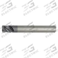 WIDIA HANITA Roughing End Mill: Carbide, TiAlN Coated, 4 Flute, 12 mm Mill Dia, 12 mm LOC, 1 mm Rad (MPN 494012005LT)