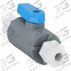 APPROVED VENDOR Manual Two-Way Ball Valve: 1/4 in, PVC, Straight, Sweat x Sweat, Full Port Ball Port (MPN PVC 638-4CJ4CJ-F). Key specifications — attr1008170: APPROVED VENDOR.